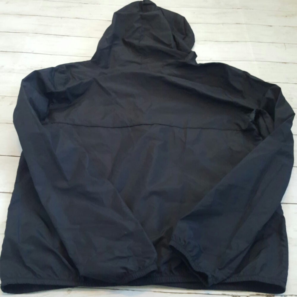 PINK victoria's secret windbreaker pullover black lightweight quarter zip‎ XS - Picture 6 of 6